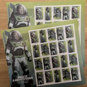 2022 Buzz Lightyear Stamps 50 Books of 1,000 Stamps